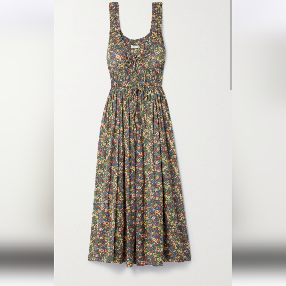 ISO Small Or Medium DOEN Green Valley Floral Emmaretta